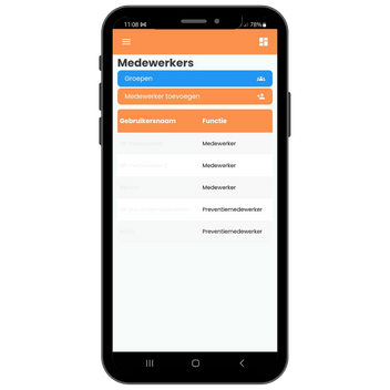 Safety Triggers groepen aanmaken